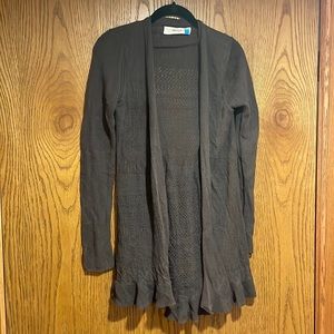 Sparrow belted cardigan. Anthropologie small brown.